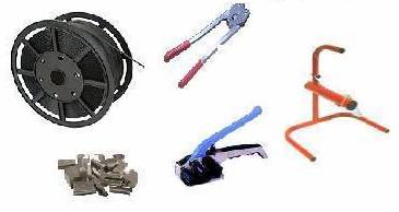 Heavy Duty FULL Pallet Strapping Banding Kit With Stand 004